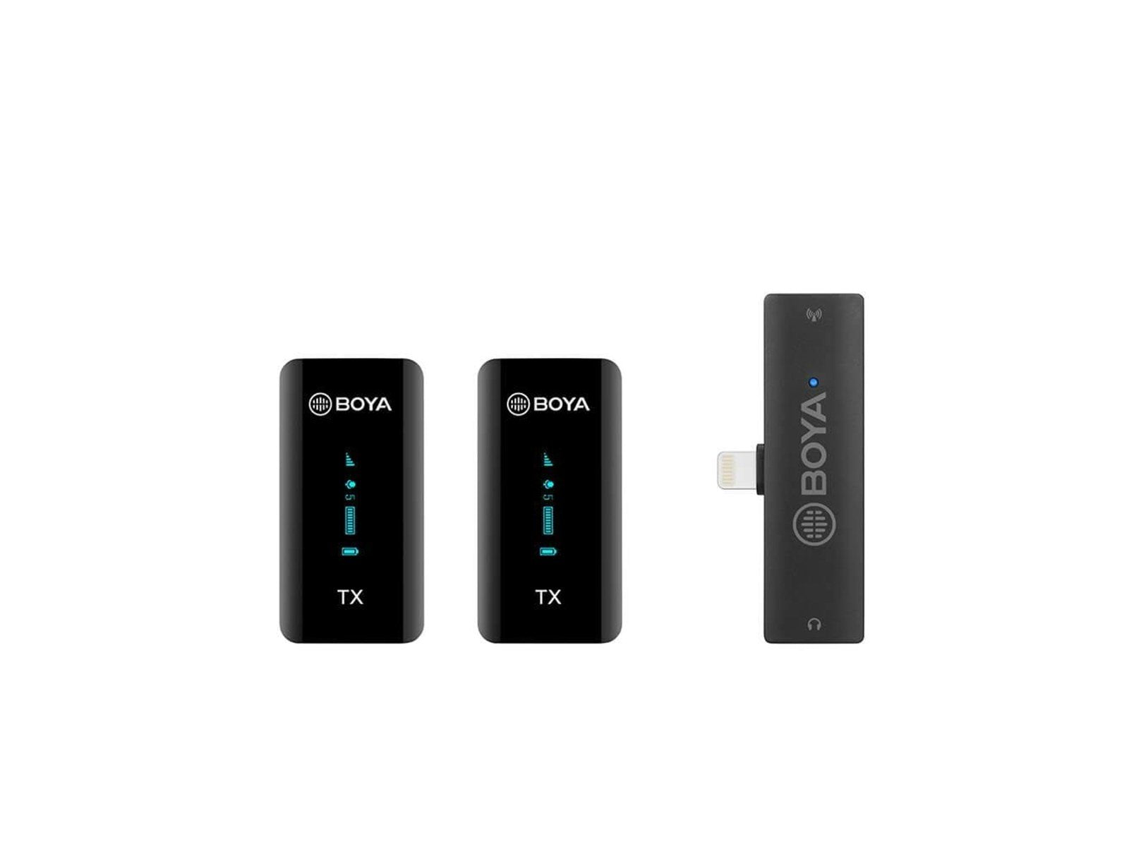 BOYA Wireless Microphone x2 BY-XM6-S4 Lightning BOYA Wireless Microphone x2 BY-XM6-S4 Lightning